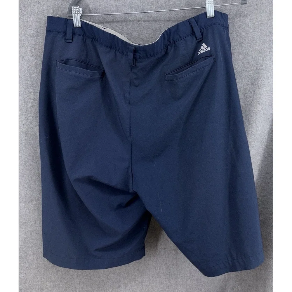 Adidas Men's 365 Golf Shorts Size 42 Navy Blue‎ Stretch Waistband